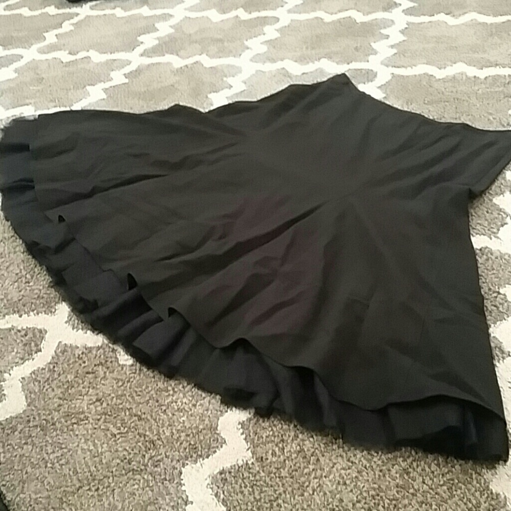 Black Skirt with Tulle A-line Full Fun and Flirty